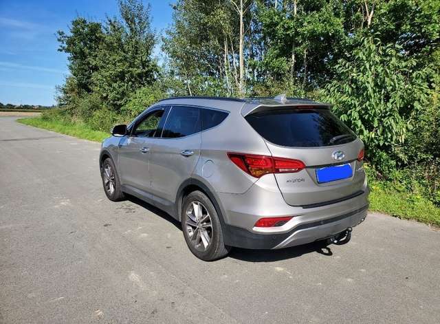 Imagine Hyundai SANTA FE blue 2.2 CRDI 4WD Automatik Premium