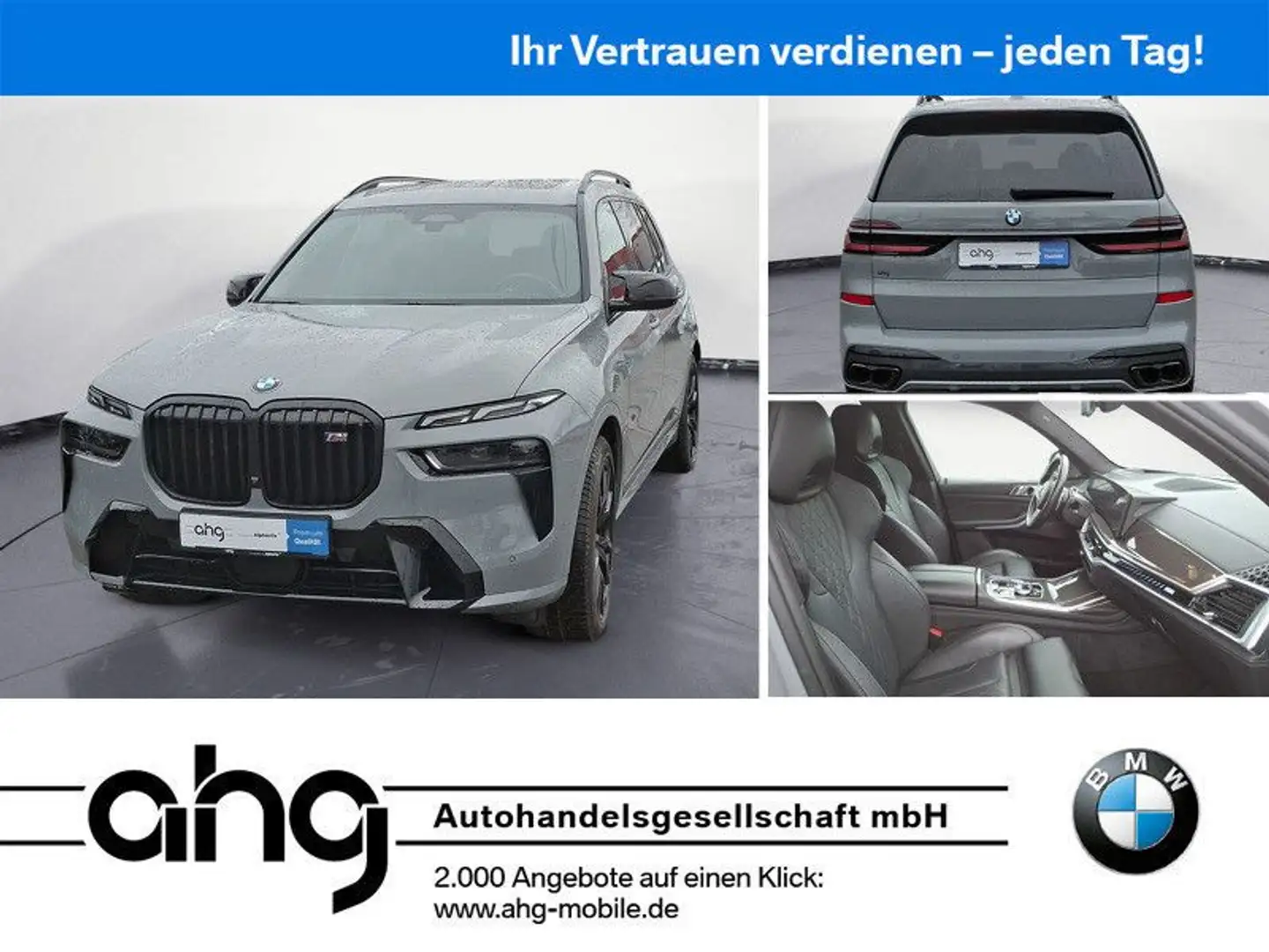 BMW X7 M60i xDrive Navi Leder Tempom.aktiv Panoramad Gris - 1