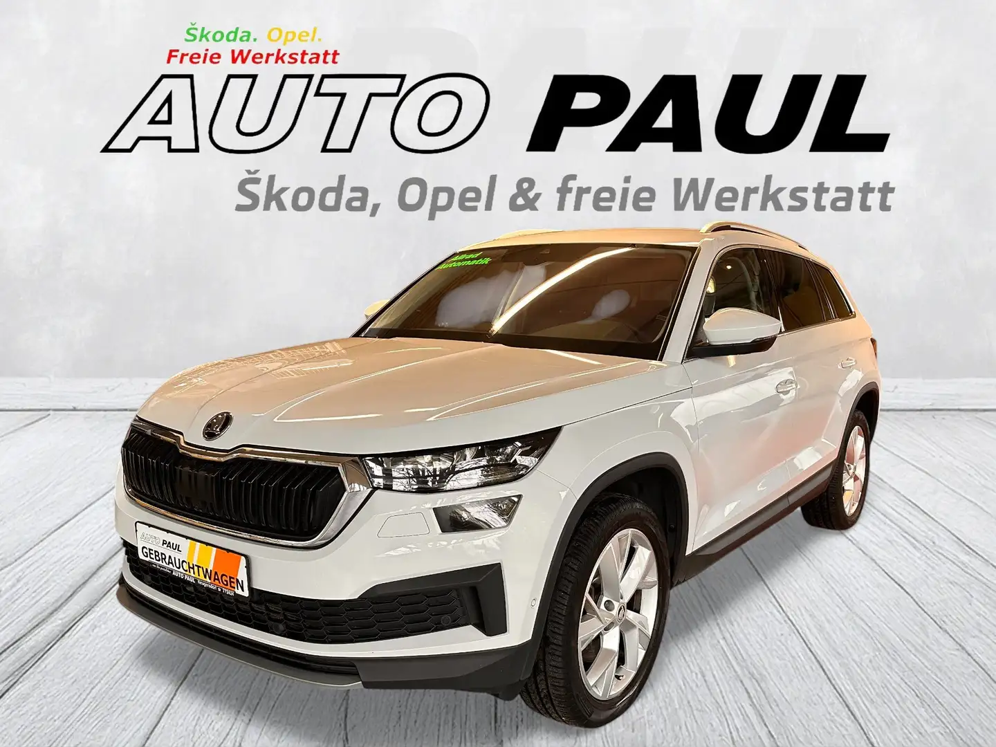 Skoda Kodiaq Style 4x4 DSG*Standheizung*AHK*Leder*LED*ACC*1. Hd Blanc - 1