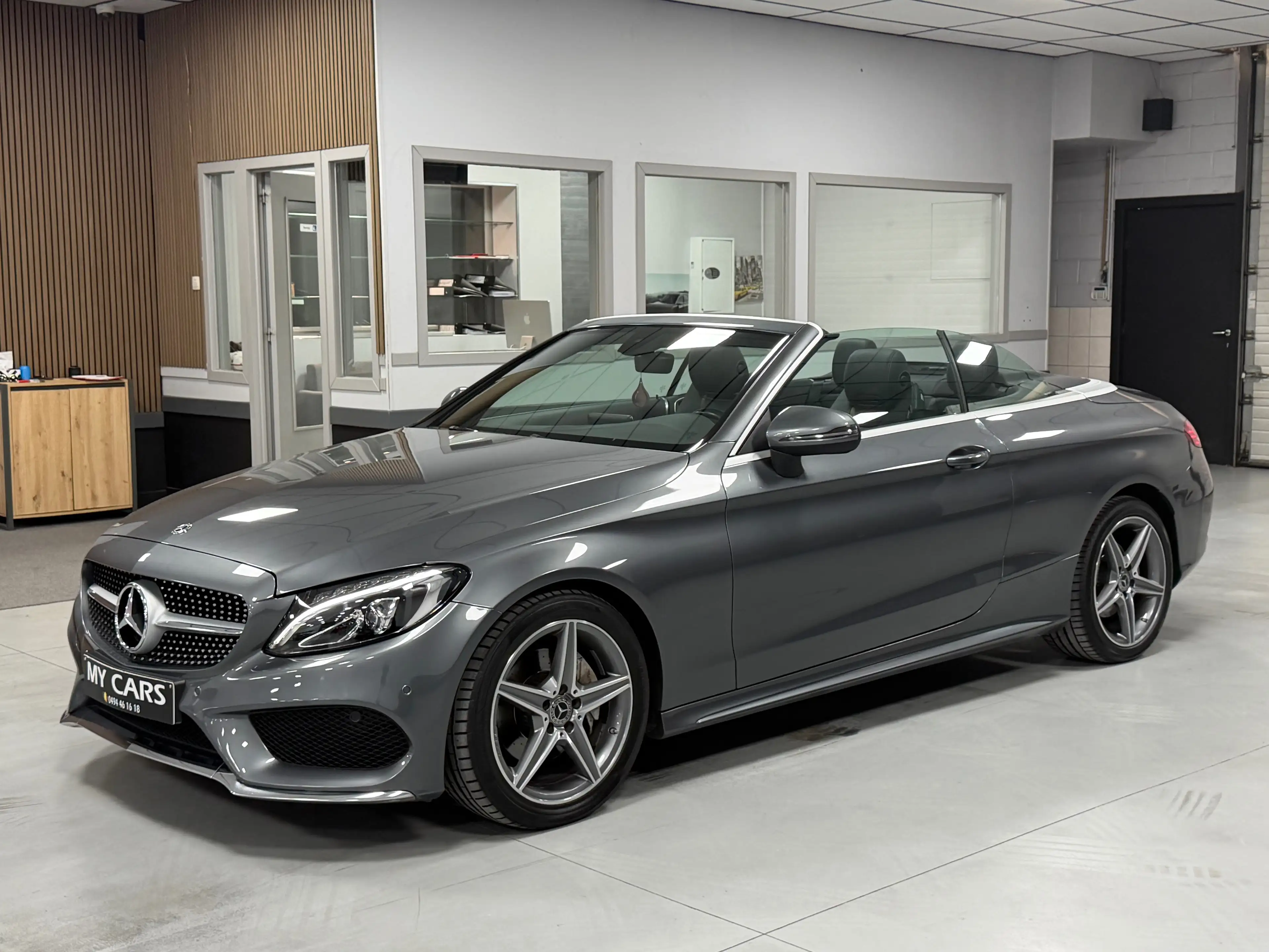 Mercedes-Benz C 220 d Cabriolet PACK AMG Airscarf Gps Xenon Led Cuir Clim Full Options Garantie 1An — photo 13