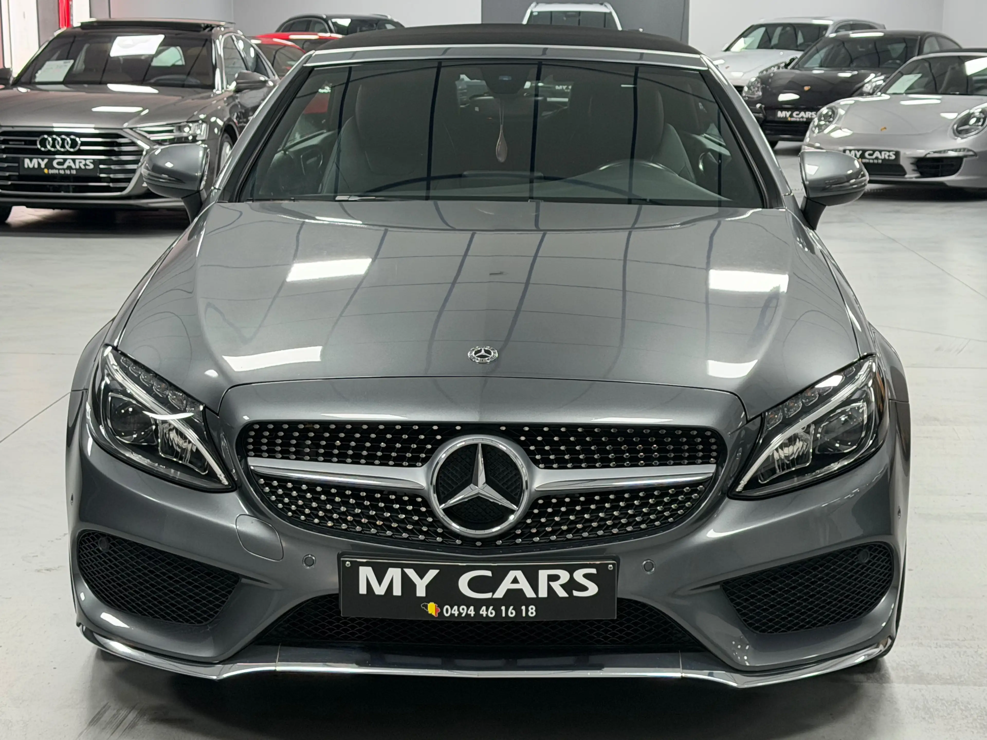 Mercedes-Benz C 220 d Cabriolet PACK AMG Airscarf Gps Xenon Led Cuir Clim Full Options Garantie 1An — photo 2