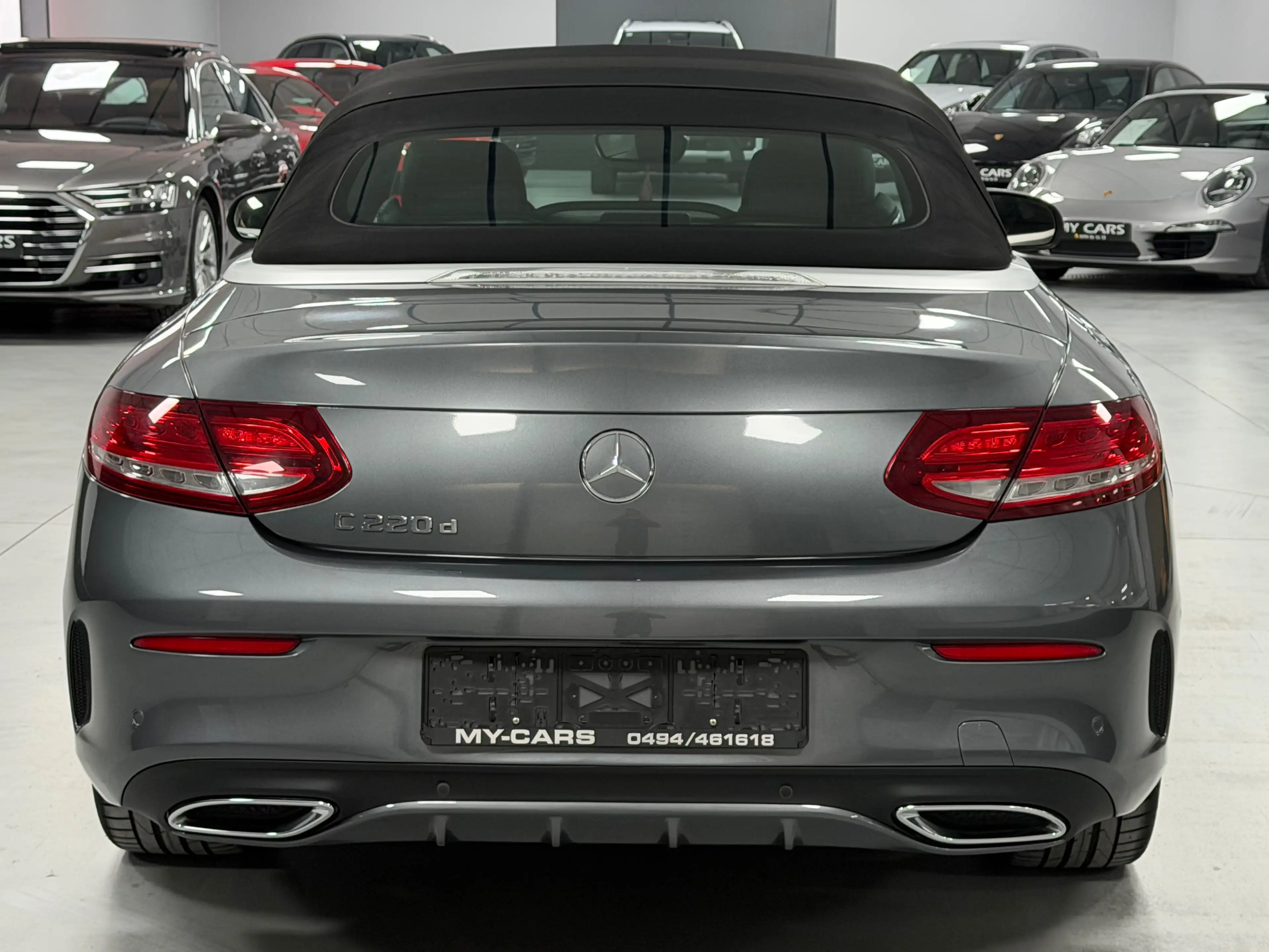 Mercedes-Benz C 220 d Cabriolet PACK AMG Airscarf Gps Xenon Led Cuir Clim Full Options Garantie 1An — photo 8