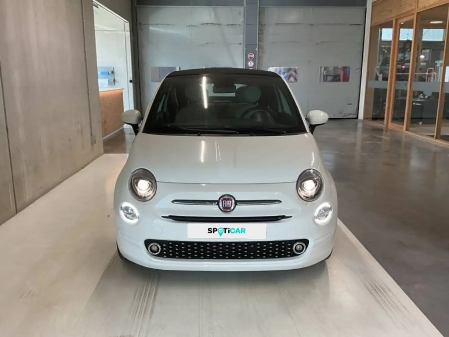 Fiat 500 500C 2 1.0 Hybrid 70 Dolcevita Special Serie Blanc - 2