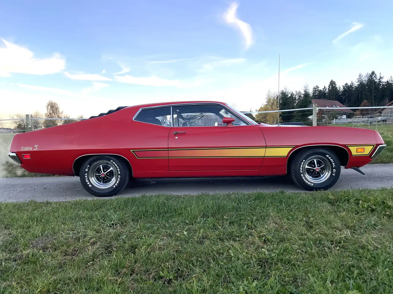 Ford Mustang Torino Cobra 1971 351c 4-Speed Trak Loc, foto 3
