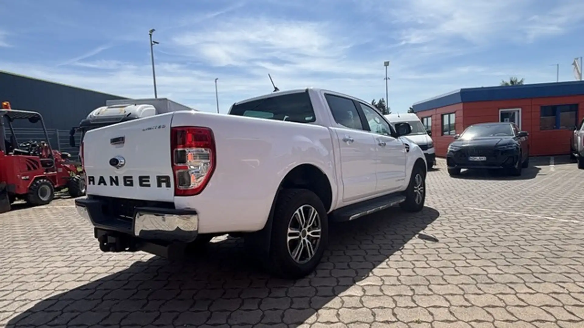 Ford Ranger Limited 4x4 Rfk Keyless Go AHK Klima Blanc - 2