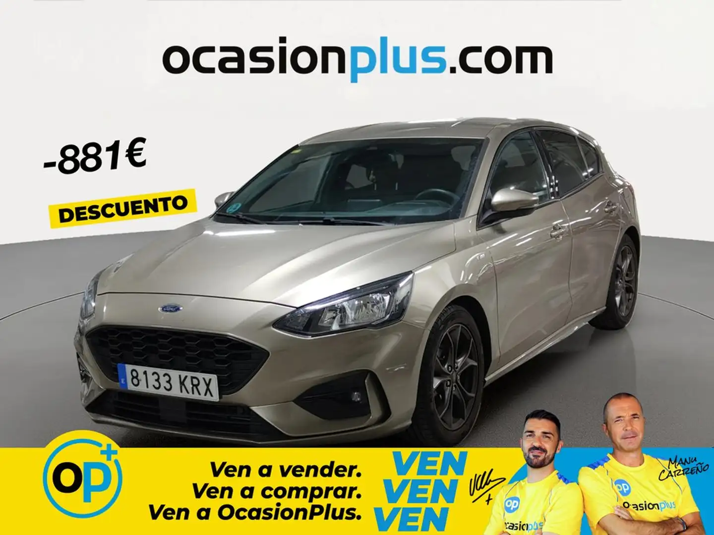 Ford Focus 1.0 Ecoboost ST Line 125 Gris - 1