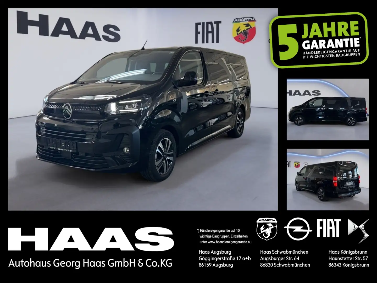 Citroen Spacetourer 2.0 BlueHDi 180 FAP Plus XL Klima Noir - 1