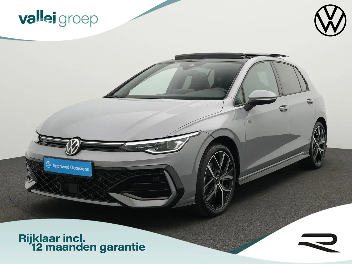 Volkswagen Golf 1.5 eTSI 150 pk DSG R-Line Edition | Panoramadak | Grijs - 1