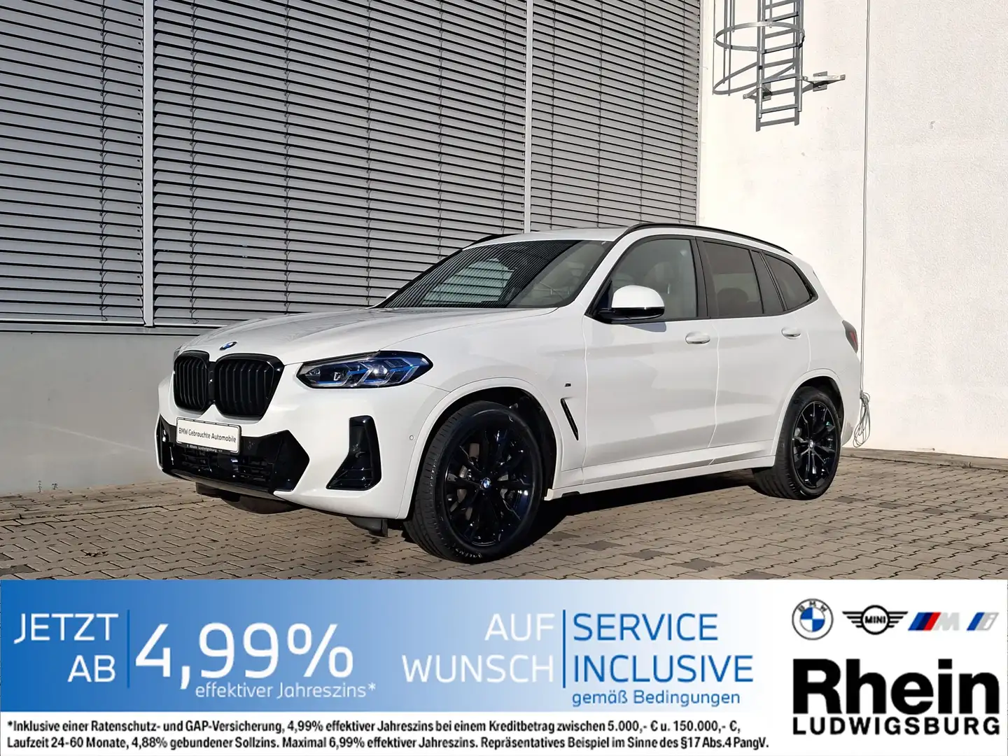 BMW X3 xDrive30d M Sportpaket Laser Pano HUD HarKar Weiß - 1