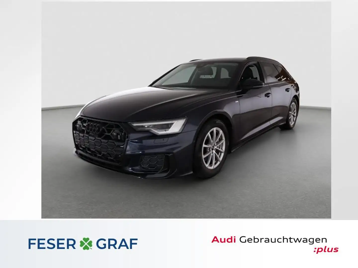 Audi A6 Avant Design Blau - 1