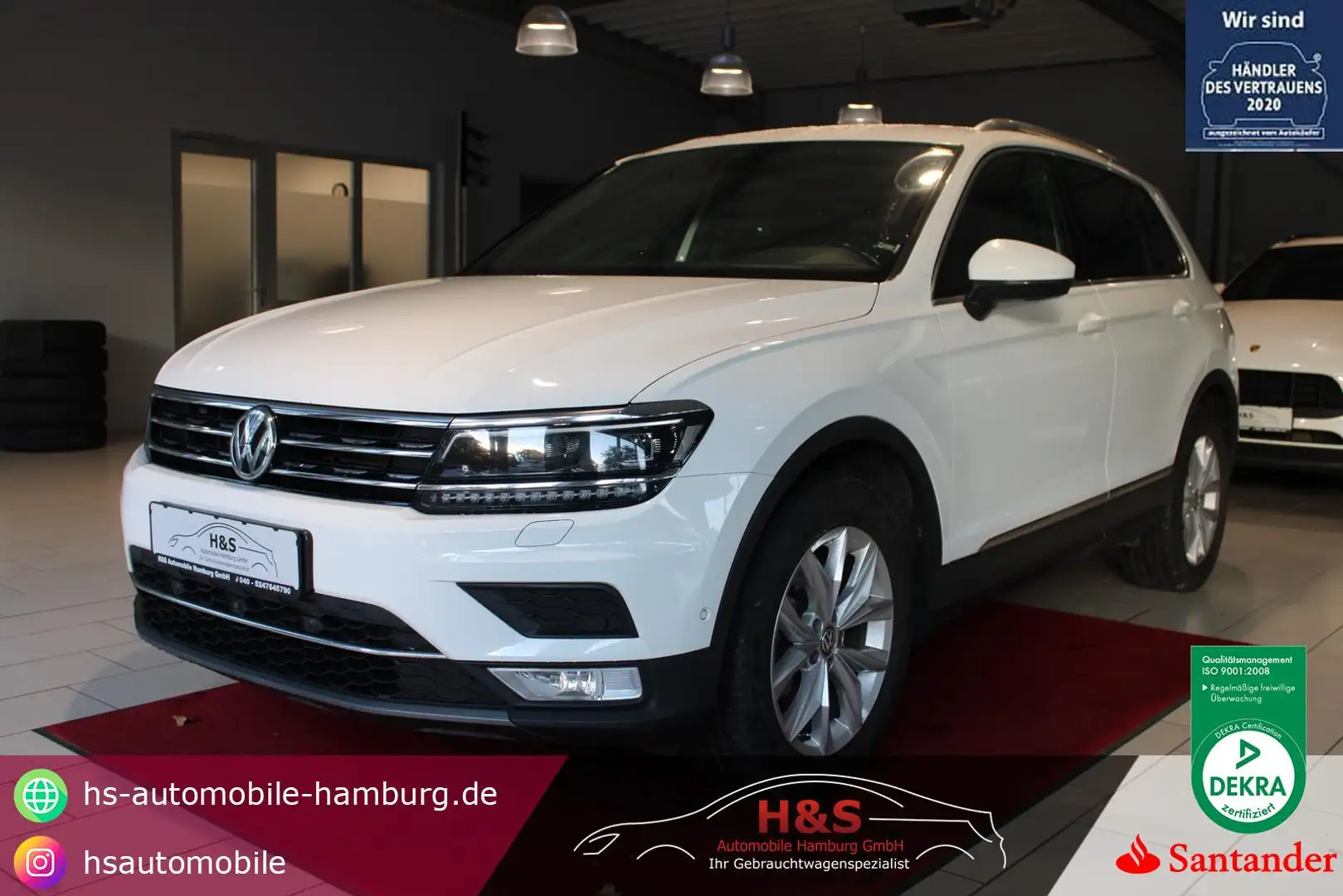 Volkswagen Tiguan 2.0 TSI Comfortline BMT 4Motion Blanc - 1