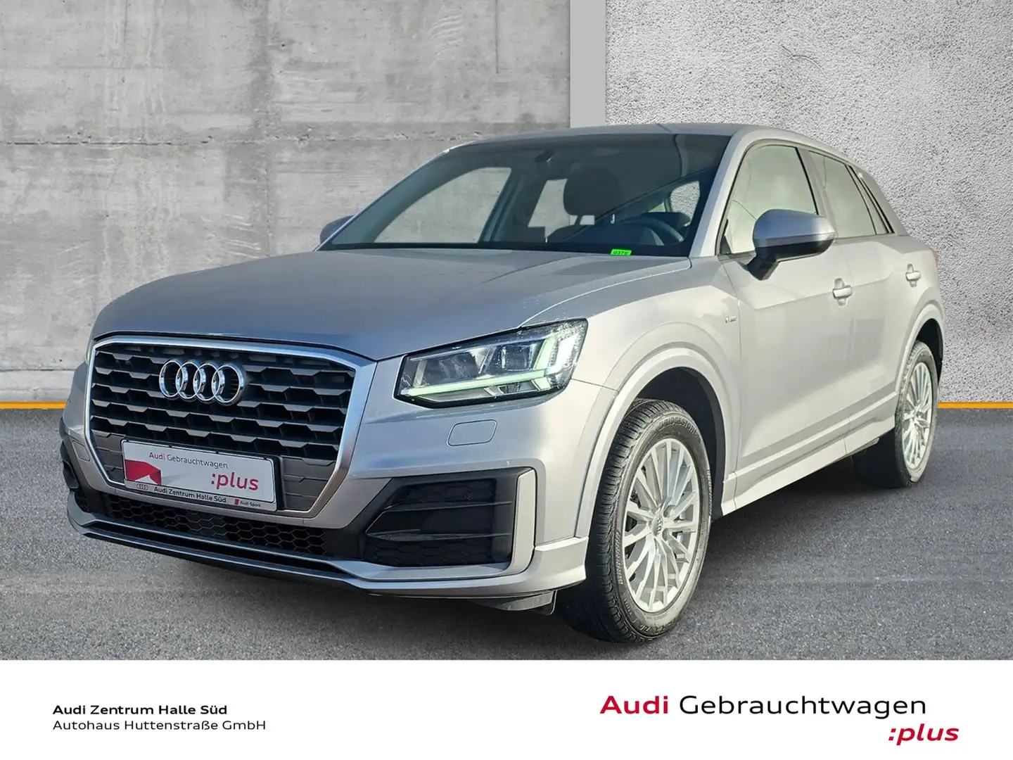 Audi Q2 30 TFSI S line LED NAVI DAB PDC LM17 Silber - 1