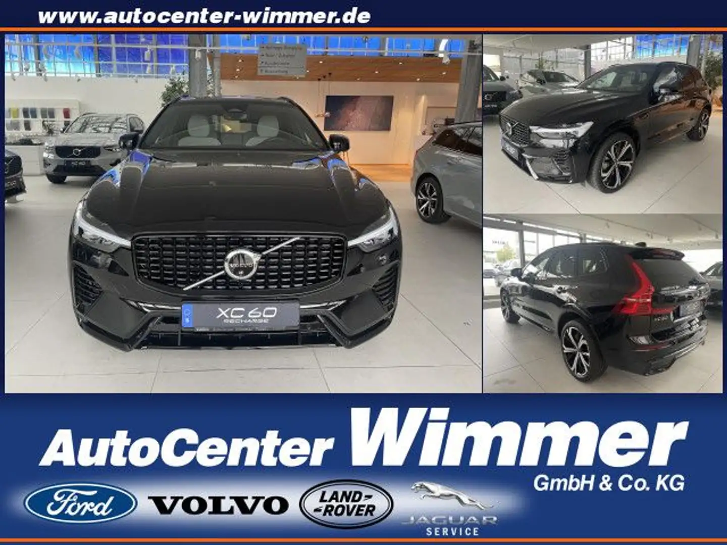 Volvo XC60 T8 AWD Recharge Ultimate Dark Licht+360 uvm. Schwarz - 1