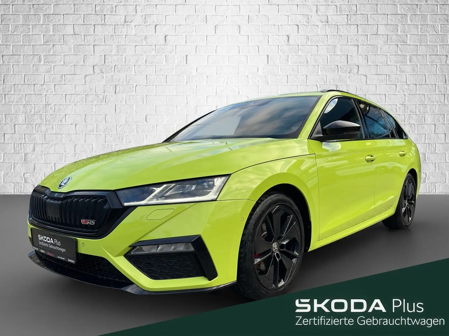 Skoda Octavia Combi 2.0 TDI DSG 4x4 RS DCC ACC Grün - 1