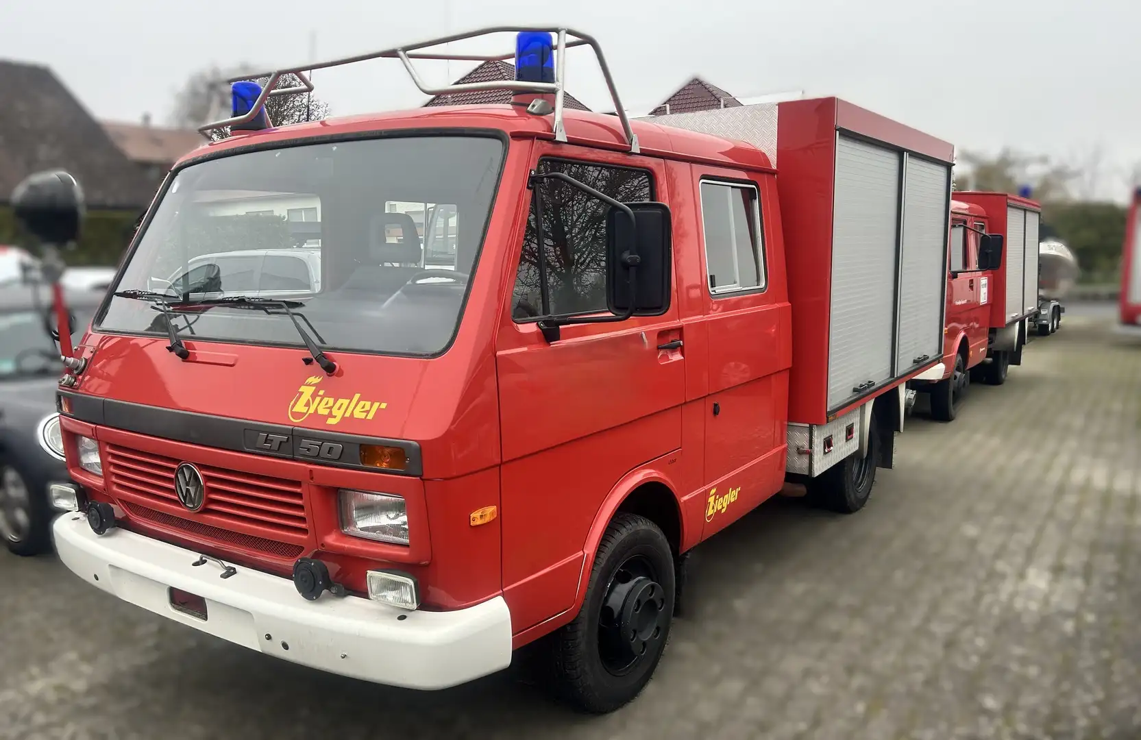 Volkswagen LT 50 Diesel DoKa. Feuerwehr Koffer 1. Hand AHK Servo - 2