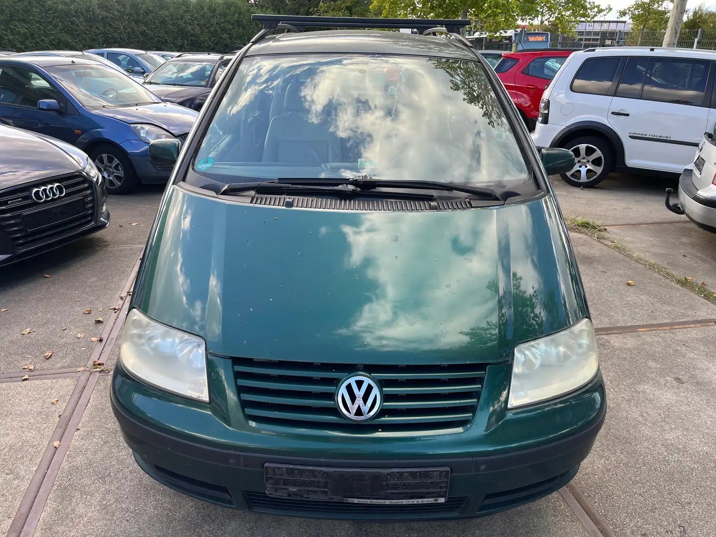 Volkswagen Sharan 1.9 TDI Diesel Klima Leder *kein Tüv* Grün - 2