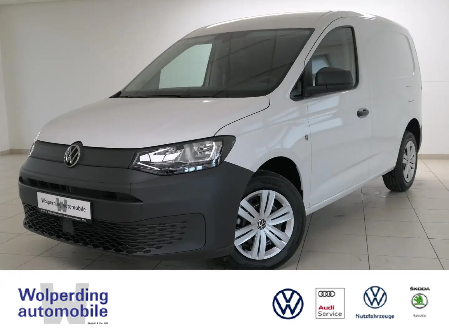 Volkswagen Caddy Cargo 2.0 TDI Bluetooth Klima el. Fenster Weiß - 1