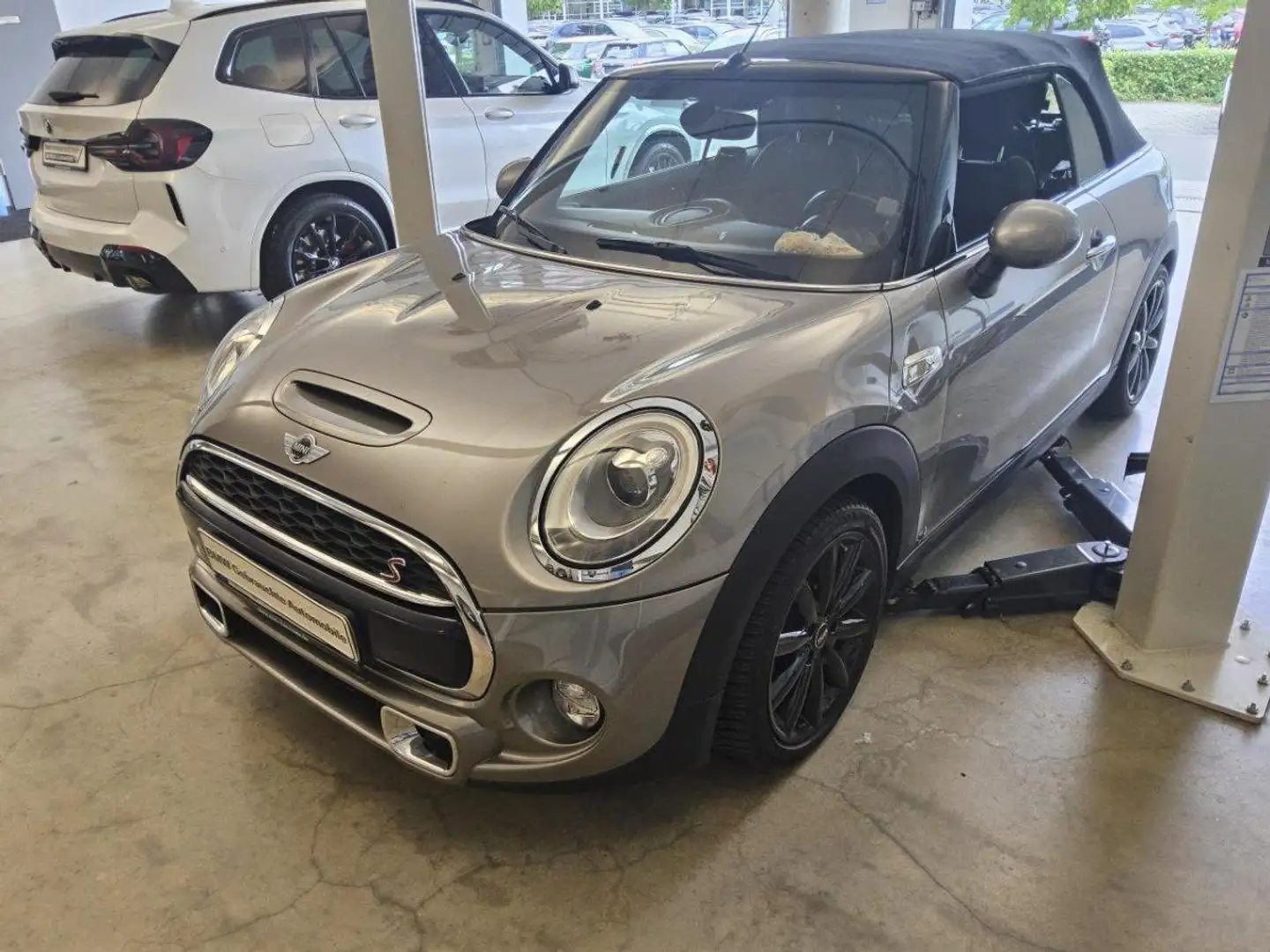 MINI Cooper S Cabrio 17Z./LED/DAB/NAVI/H&K/PDC/CHILI Argintiu - 1