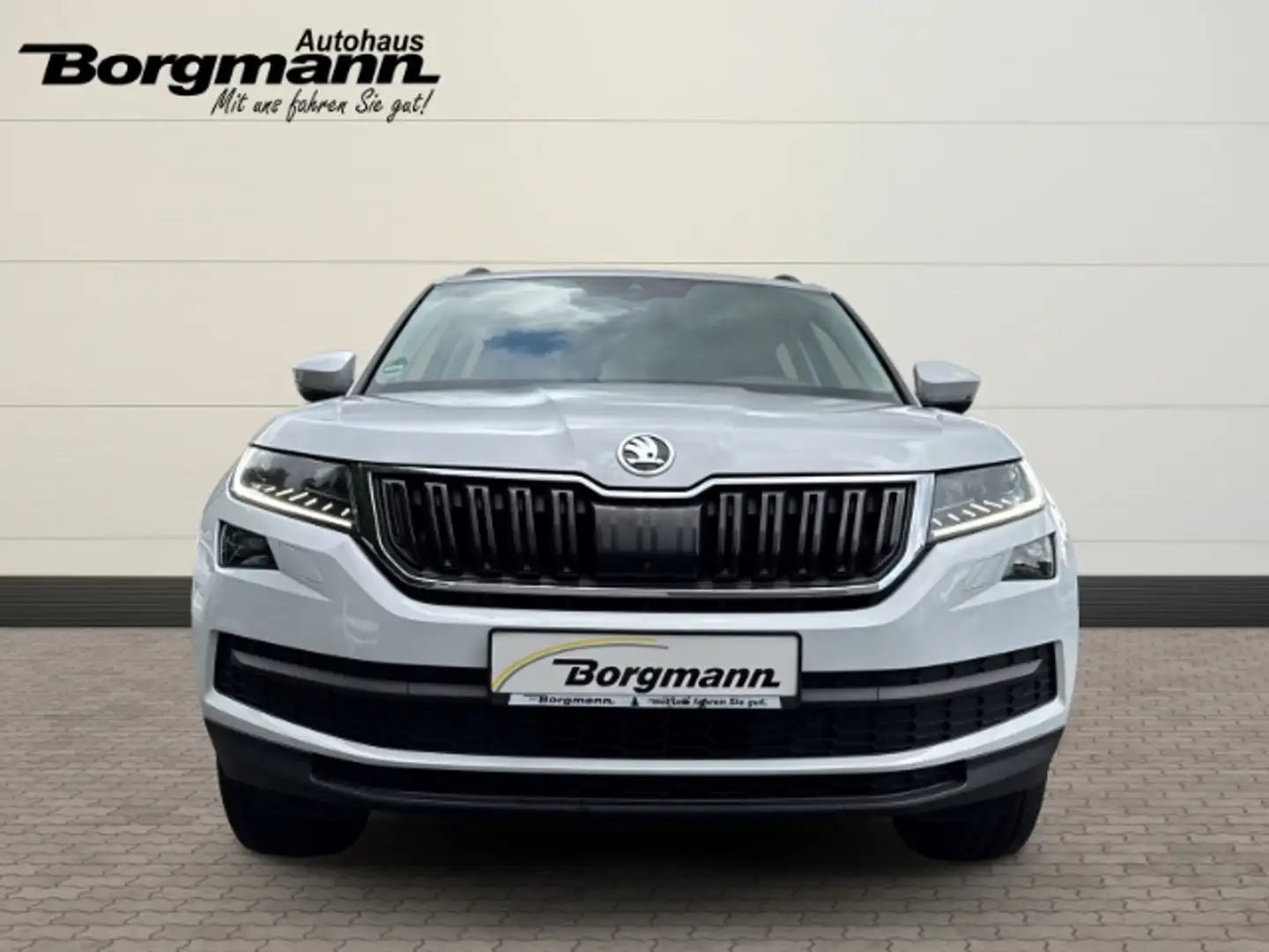 Skoda Kodiaq Ambition 4x4 2.0 TDI Kessy - SHZ - LED - NAVI Weiß - 2