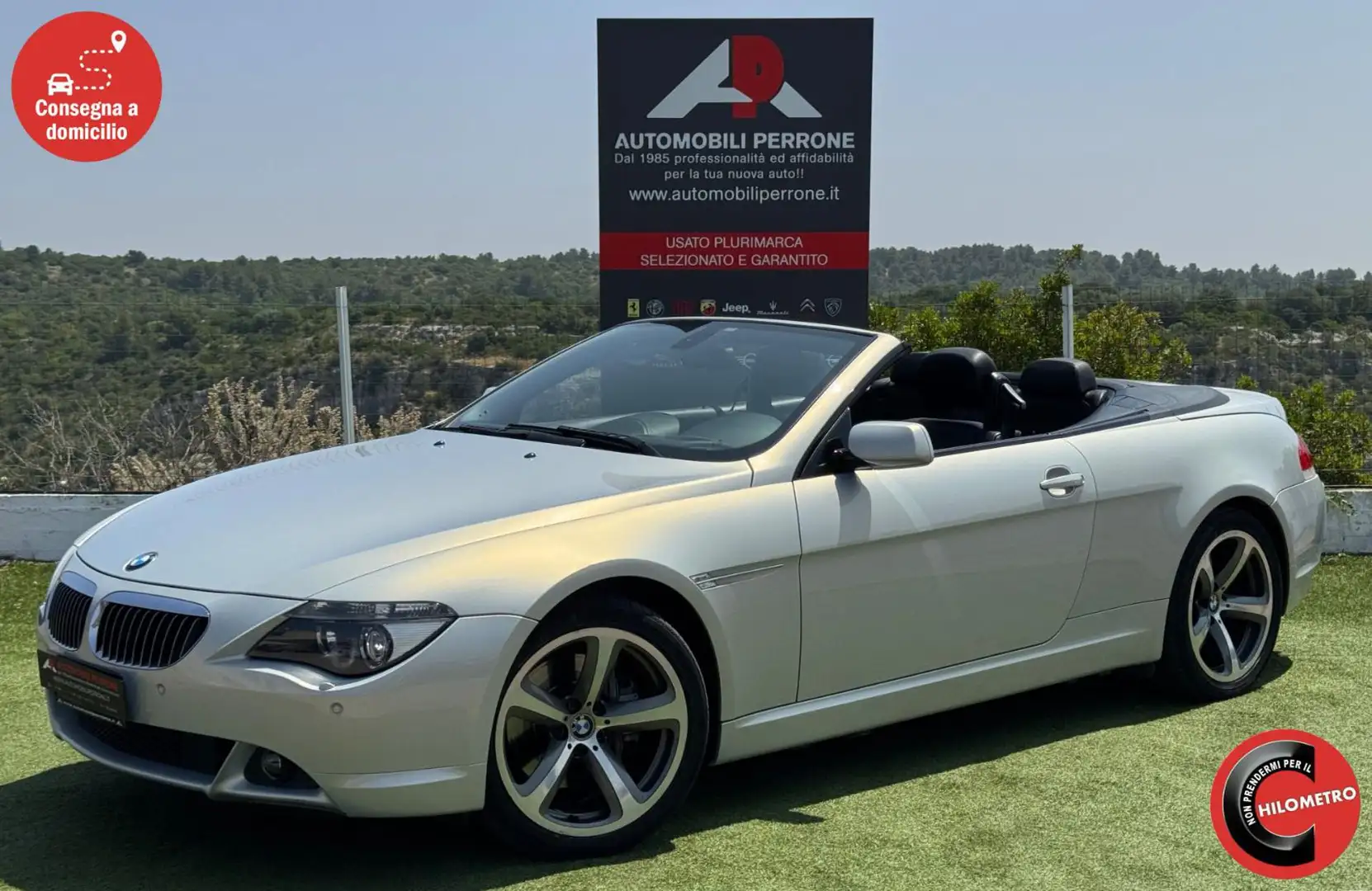BMW 650 i 4.8 V8 367cv Cabrio INDIVIDUAL Stříbrná - 1