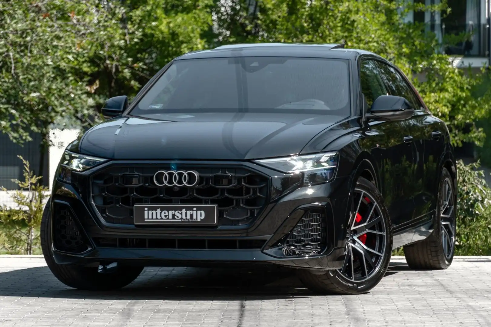Audi Q8 60 TFSI e SLINE.PANO.LUFTF.MATRIX.B&O.HUD.AHK Schwarz - 1