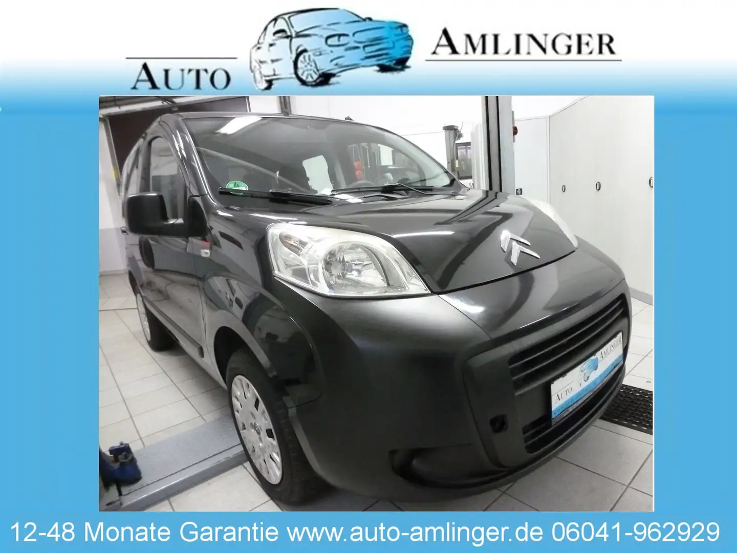 Citroen Nemo Multispace1.Hand Scheckheft 24 Mo.Gar.TOP ! Nero - 1