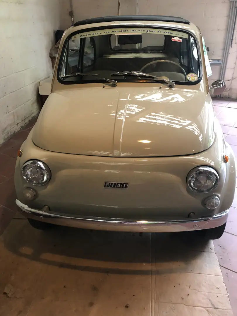 Fiat 500 Cinquecento Ancêtre Beige - 1