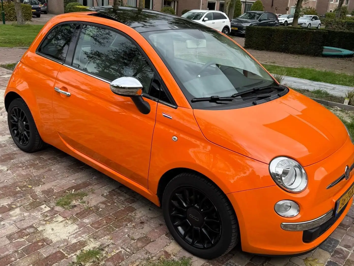 Fiat 500 500 0.9 TwinAir Lounge Oranje - 1
