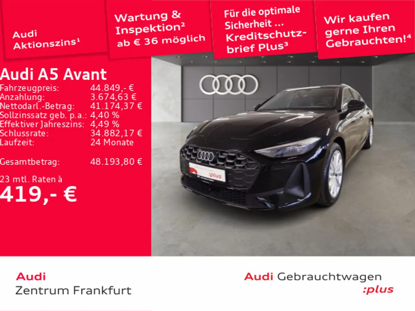 Audi A5 TFSI S tronic Navi DAB VC PDC Sitzheizu Schwarz - 1