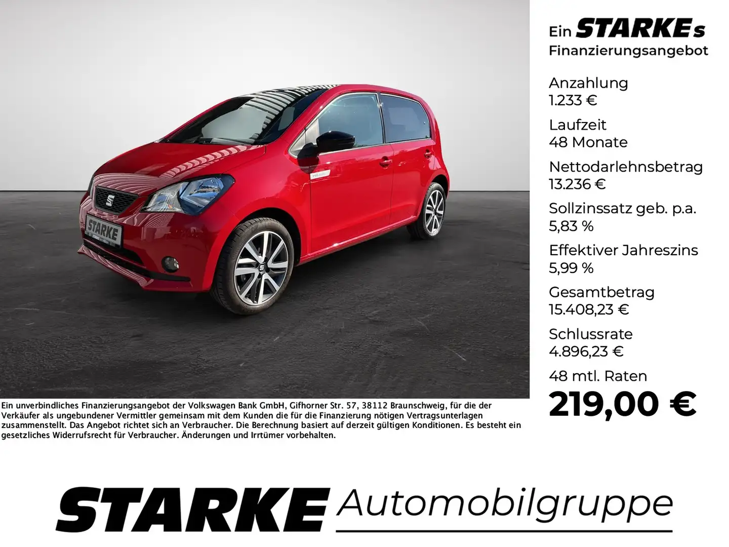 SEAT Mii electric Edition Power Charge Rot - 1
