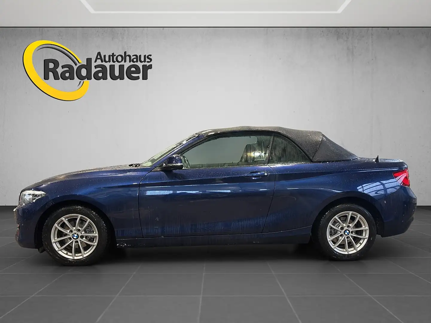 BMW 218 d Cabrio Advantage Blau - 2