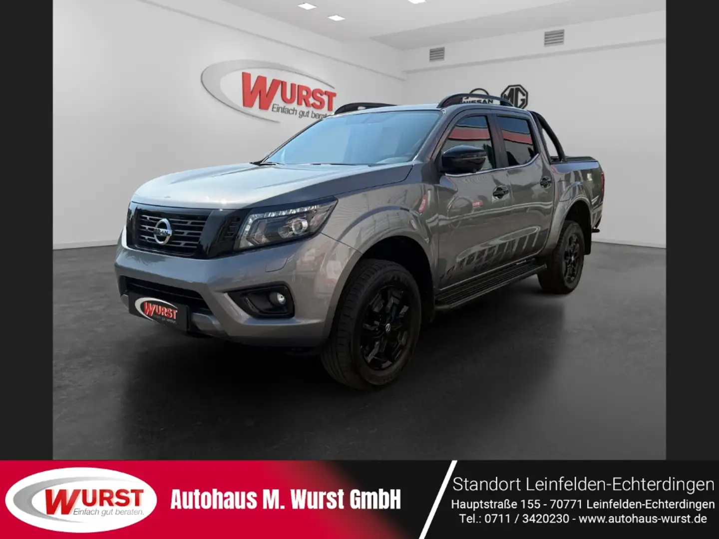 Nissan Navara N-Guard Double Cab 4x4 2.3 dCi EU6d-T AHK SHZ 360g Schwarz - 1