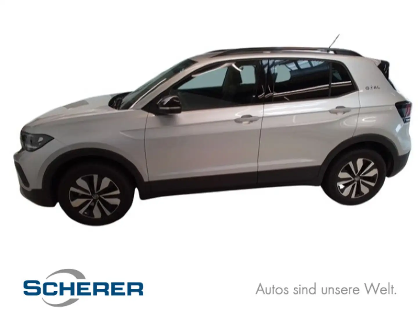 Volkswagen T-Cross 1.0 TSI Goal Navi, SHZ, ACC Silber - 1