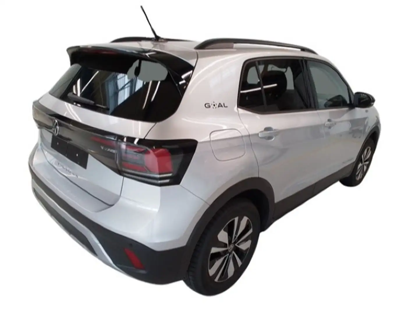 Volkswagen T-Cross 1.0 TSI Goal Navi, SHZ, ACC Silber - 2