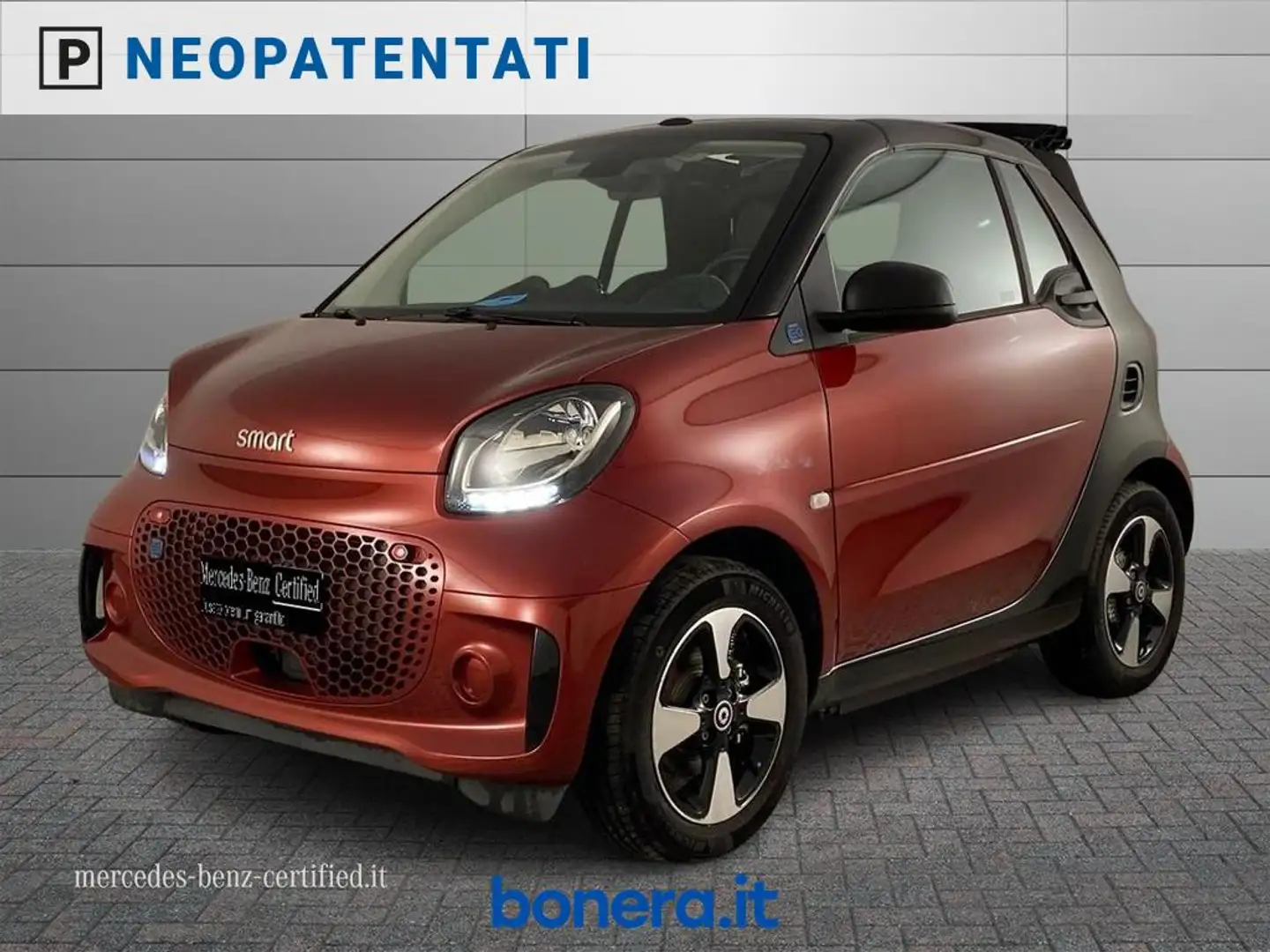 smart forTwo Cabrio eq Passion 22kW Rosso - 1