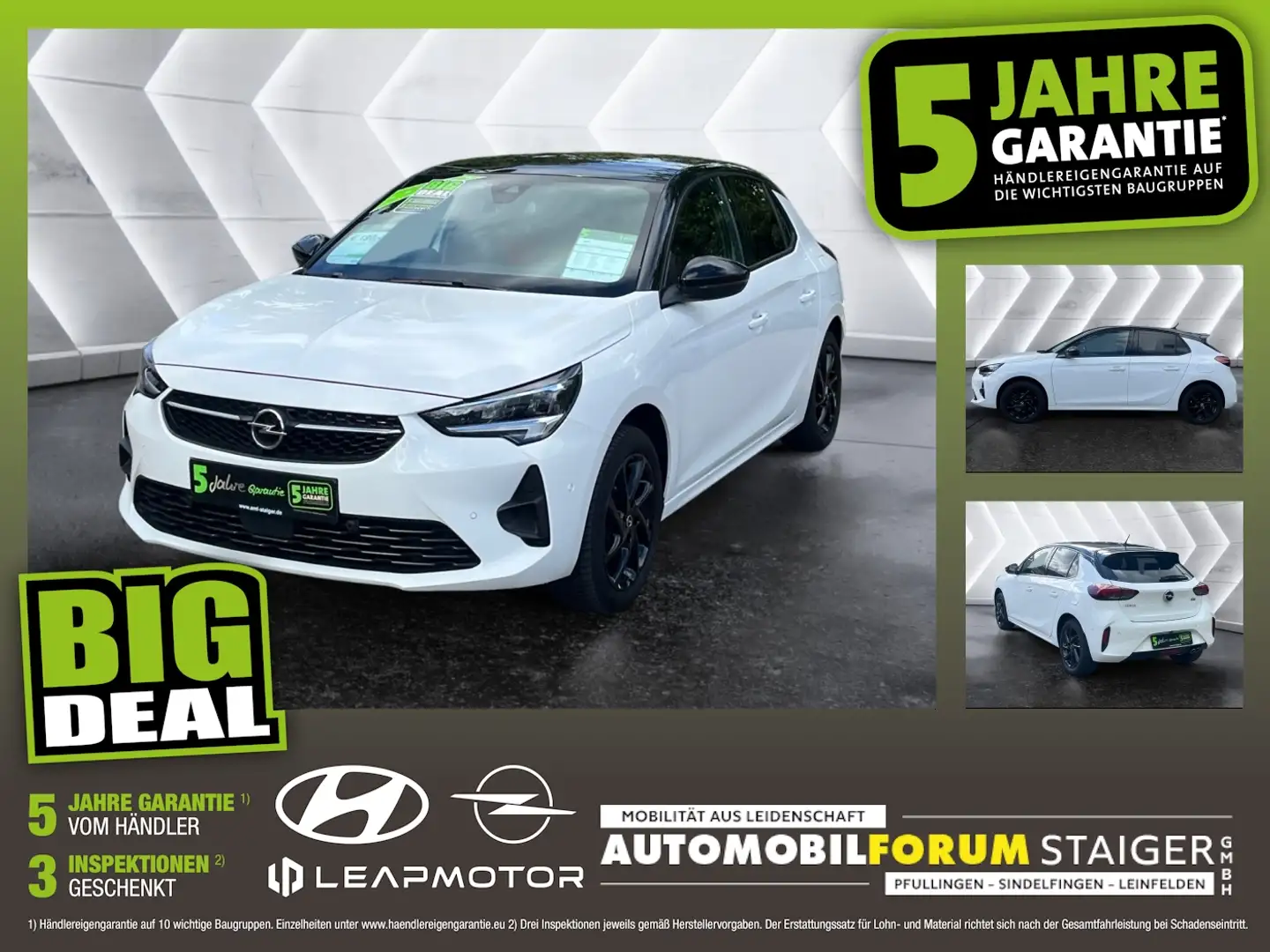 Opel Corsa F 1.2 Turbo GS Line Matrix AUT DynLicht LM Weiß - 1