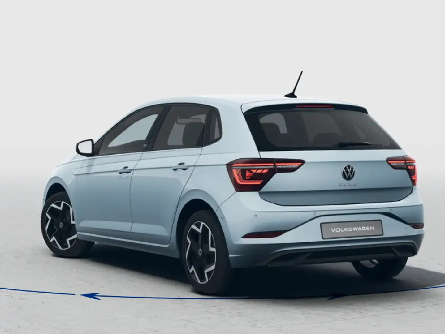 Volkswagen Polo 50 Edition 1.0 TSI 95 PK 7 versn. DSG · Achteruitr Синій - 2