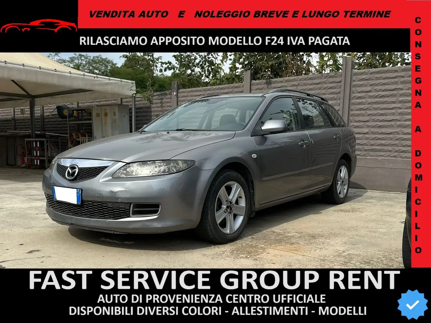 Mazda 6 6 Wagon 2.0 143cv CLIMA AUTOMATICO CRUISE CONTROL Gris - 1