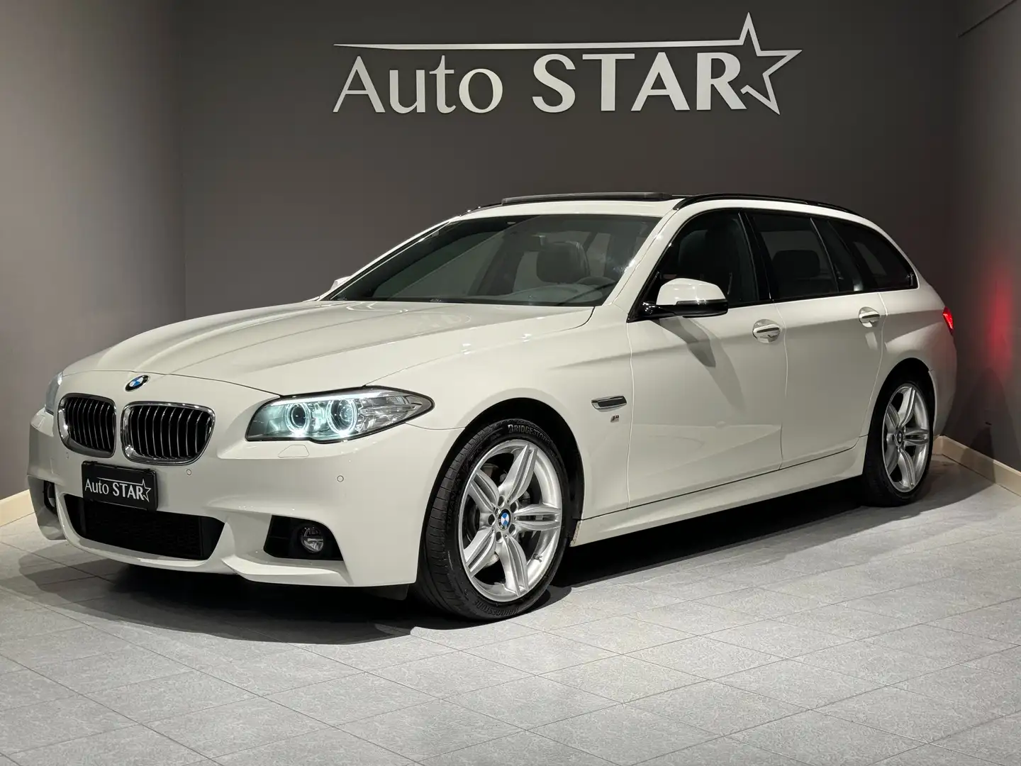 BMW 525 525d Touring xdrive M-sport auto E6 Bianco - 1