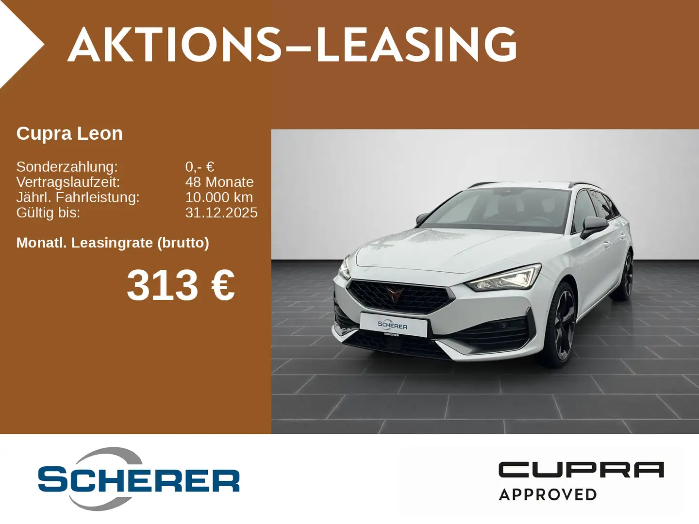 CUPRA Leon Sportstourer 2.0 TDI DSG Navi, Vision Plus, Weiß - 1