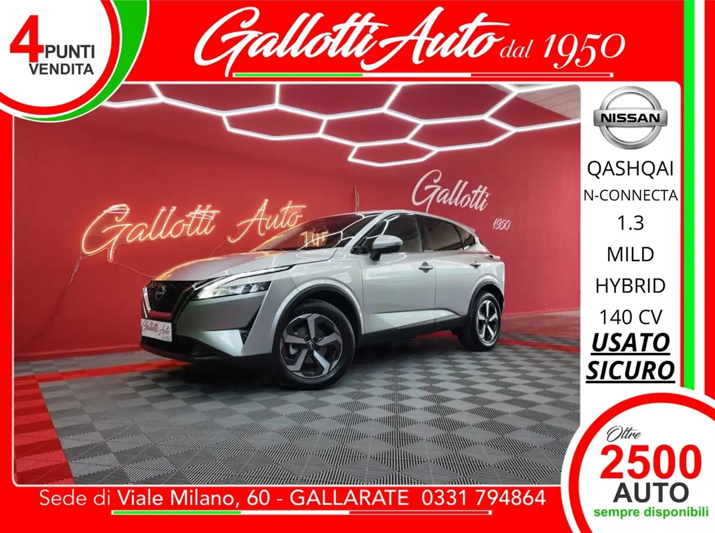 Nissan Qashqai 1.3 mhev N-Connecta 2wd 140cv Grau - 1