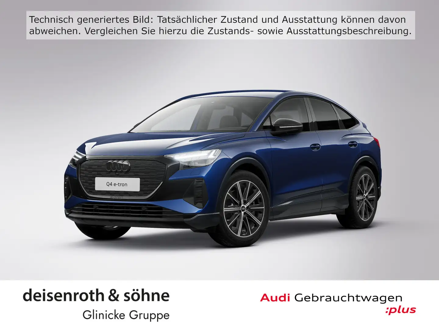 Audi Q4 e-tron 45 AHK/Matrix/W-Pumpe/Nav/As Blau - 1