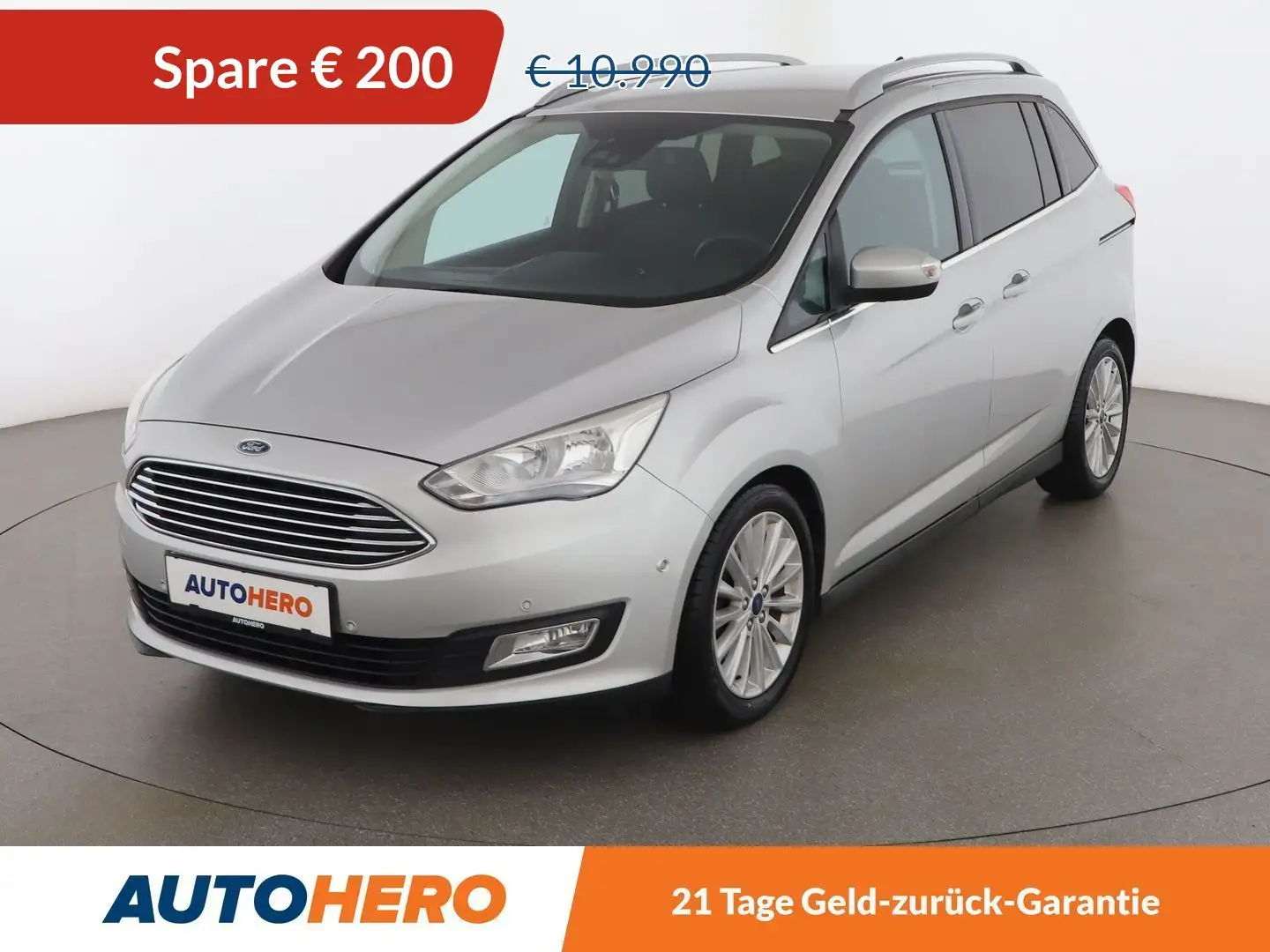 Ford Grand C-Max 1.0 EcoBoost Titanium *TEMPO*SHZ*BT*KLIMAAUT* Grau - 1
