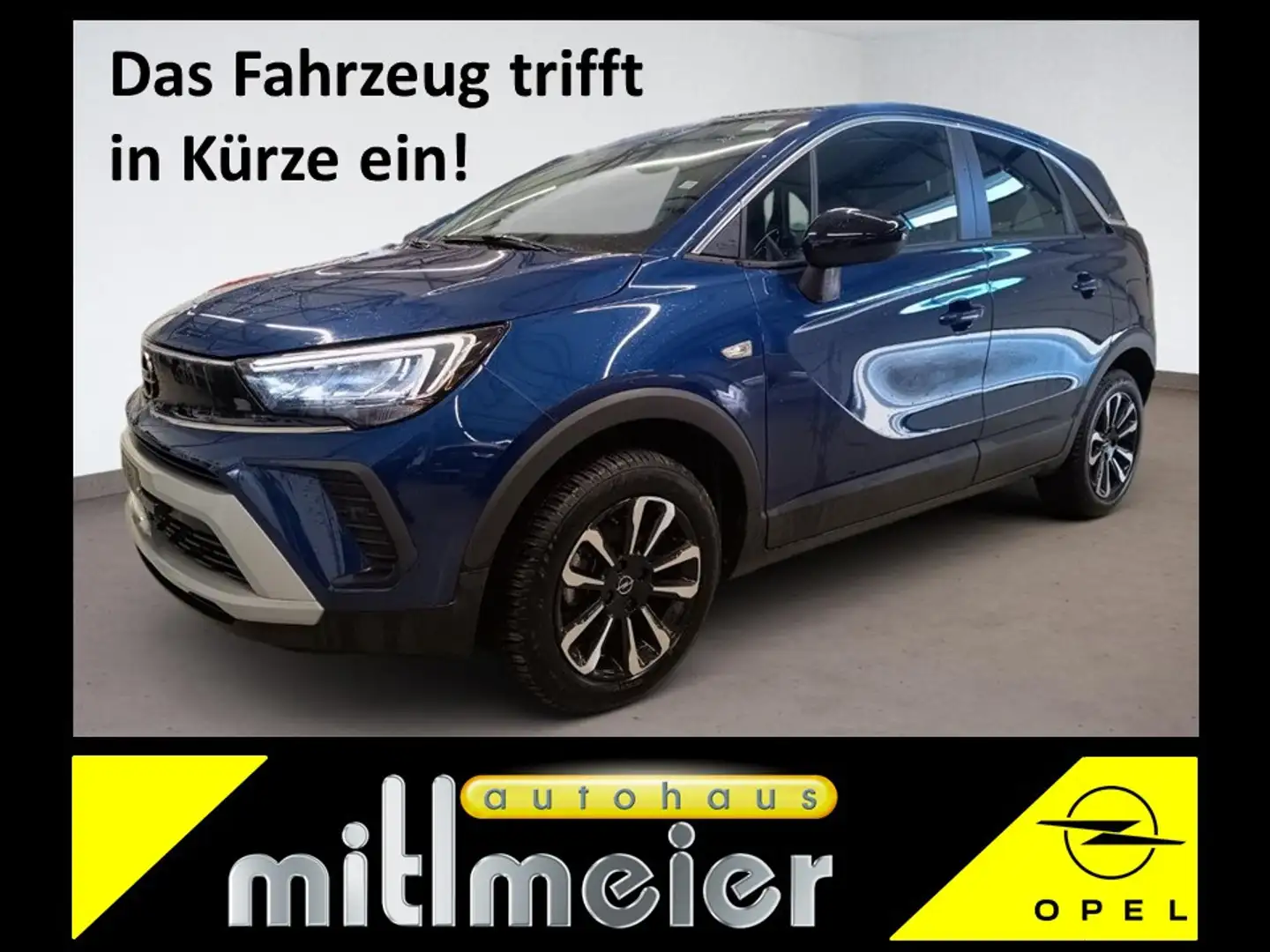 Opel Crossland Elegance AHK LED DAB SHZ PDC Klimaaut. Blau - 1