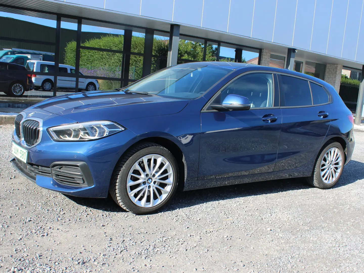 BMW 118 118i AUTOMAAT ADVANTAGE SPORT COCKPIT LED NAVI APP Blu/Azzurro - 2