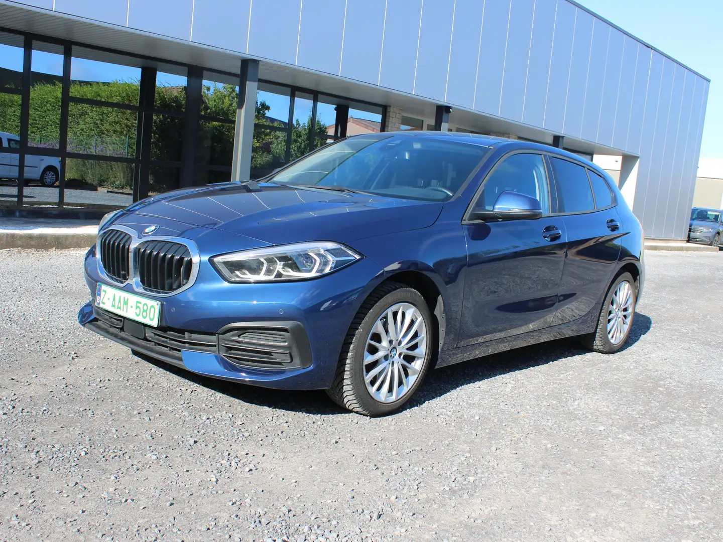 BMW 118 118i AUTOMAAT ADVANTAGE SPORT COCKPIT LED NAVI APP Blu/Azzurro - 1