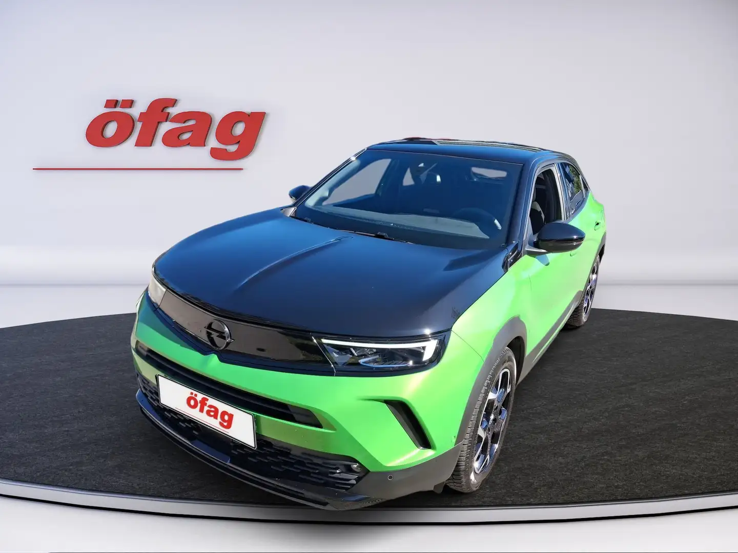 Opel Mokka-E 50kWh100 kW Ultimate Alcantara+LED+Navi Grün - 2