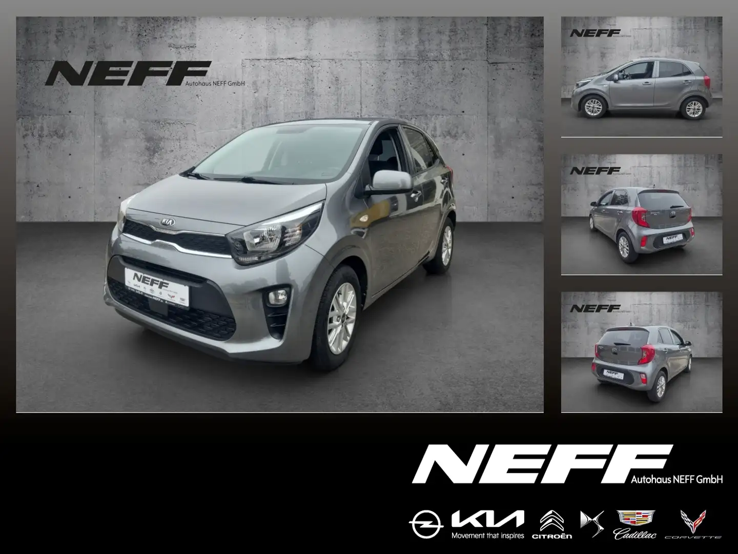 Kia Picanto 1.0 Edition Dream Team SHZ+Kam.+LM Grau - 1