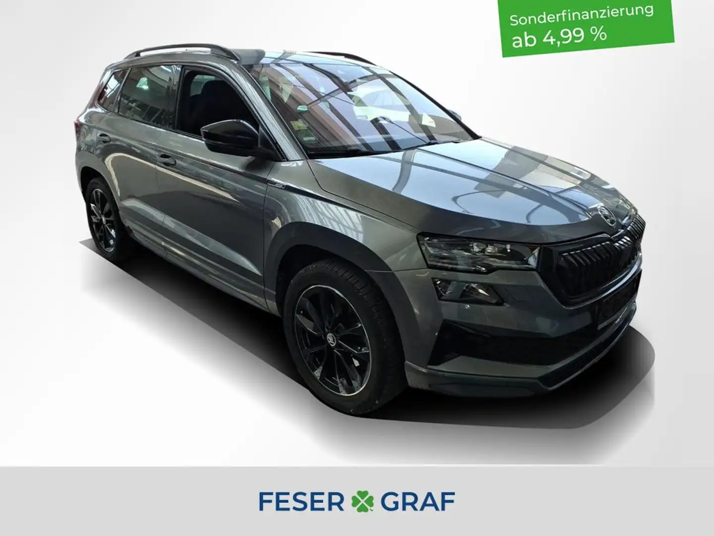 Skoda Karoq 2.0 TDI Sportline 4x4 DSG Navi / AHK / Kamera / Vi Gris - 1