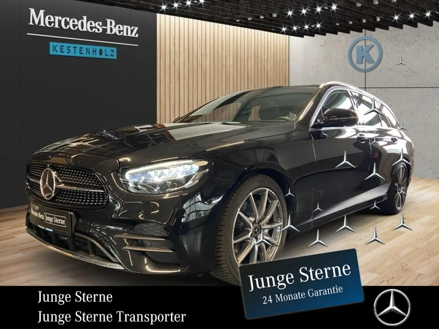 Mercedes-Benz E 220 d T-Modell *AMG*AHK*MEMO*PANO*MBUX*SHZ* Schwarz - 1